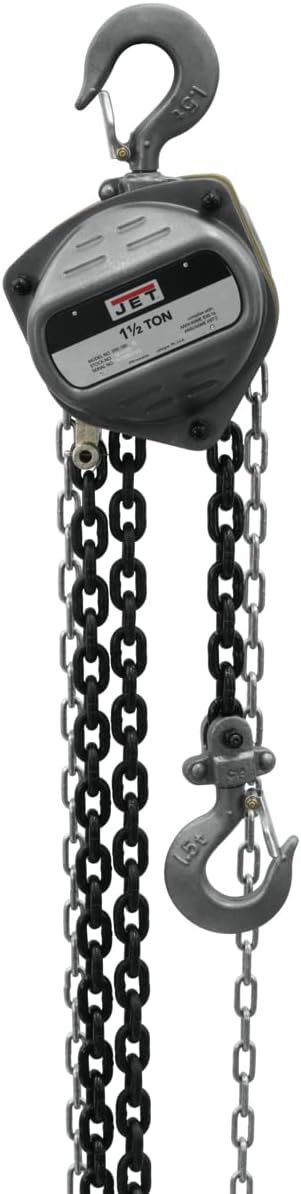 JET 1-1/2 Ton Hand Chain Hoist, 30' Lift (Model S90-150-30)
