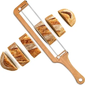 Adjustable Bread Slicer – Serrated Stainless Steel Blade