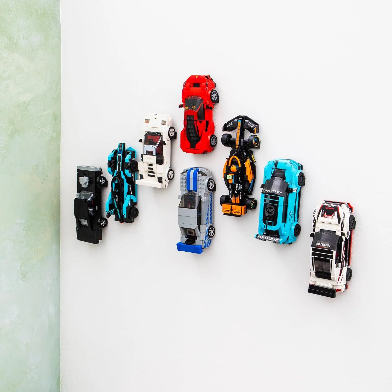 12 X Wall Mounts Compatible with Lego F1 Speed Champions Cars - Hooks for Car Displays - Compatible with All Speed Champions Sets (12 Pack) - Image 4