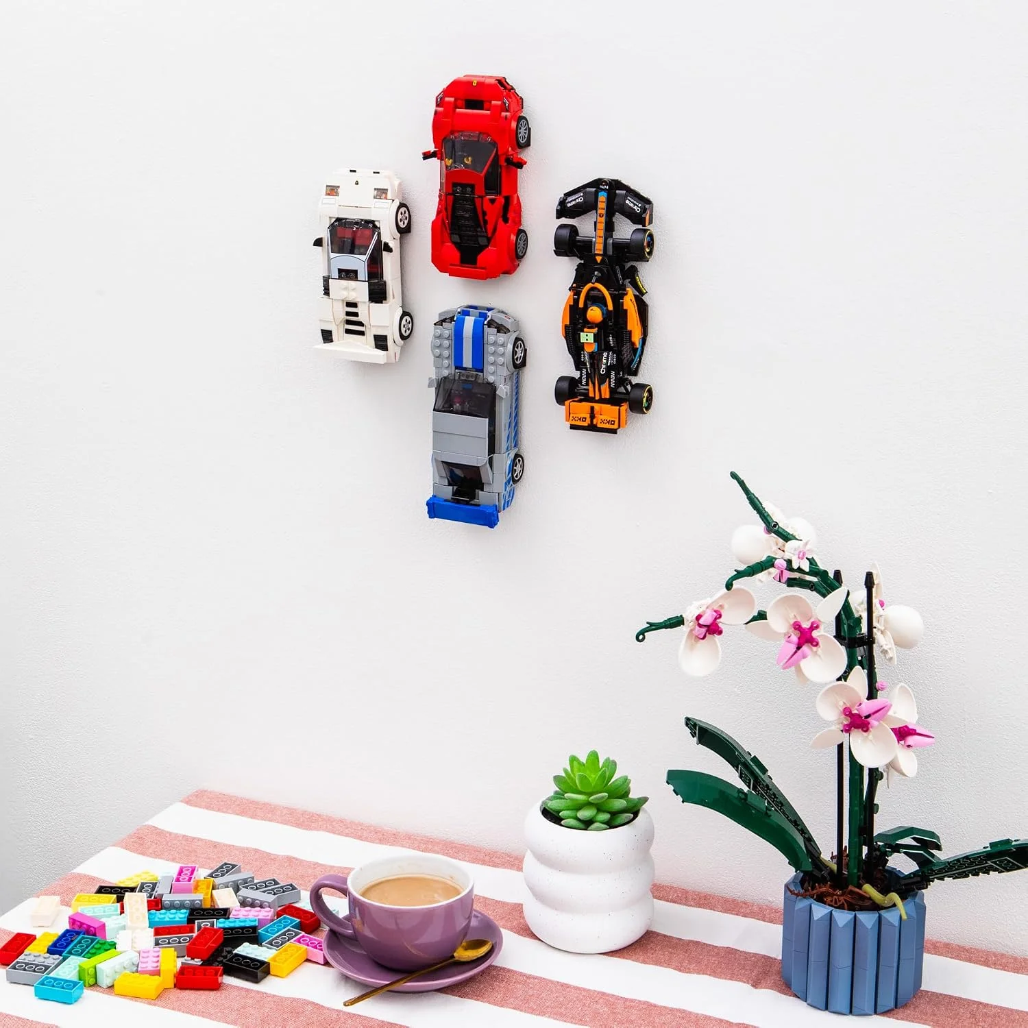 12 X Wall Mounts Compatible with Lego F1 Speed Champions Cars - Hooks for Car Displays - Compatible with All Speed Champions Sets (12 Pack) - Image 5