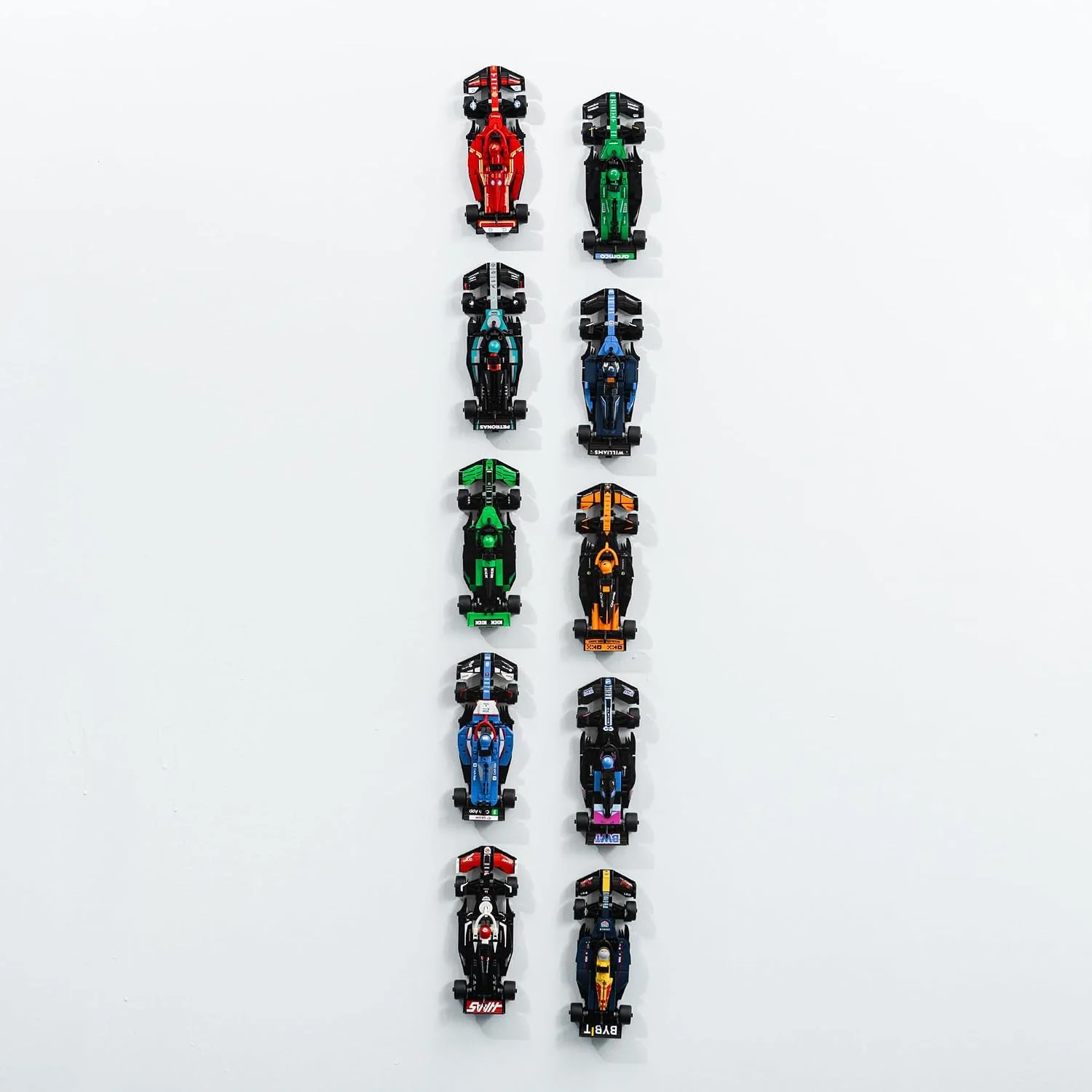 12 X Wall Mounts Compatible with Lego F1 Speed Champions Cars - Hooks for Car Displays - Compatible with All Speed Champions Sets (12 Pack) - Image 6