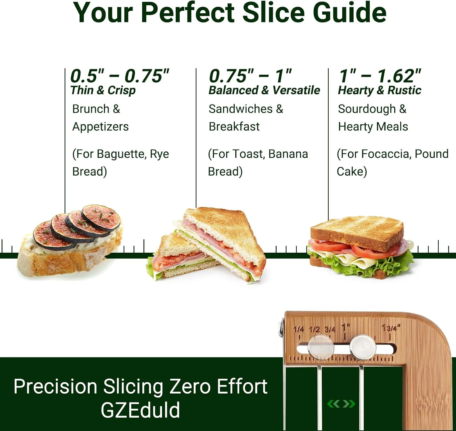 Adjustable Bread Slicer – Serrated Stainless Steel Blade - Image 7