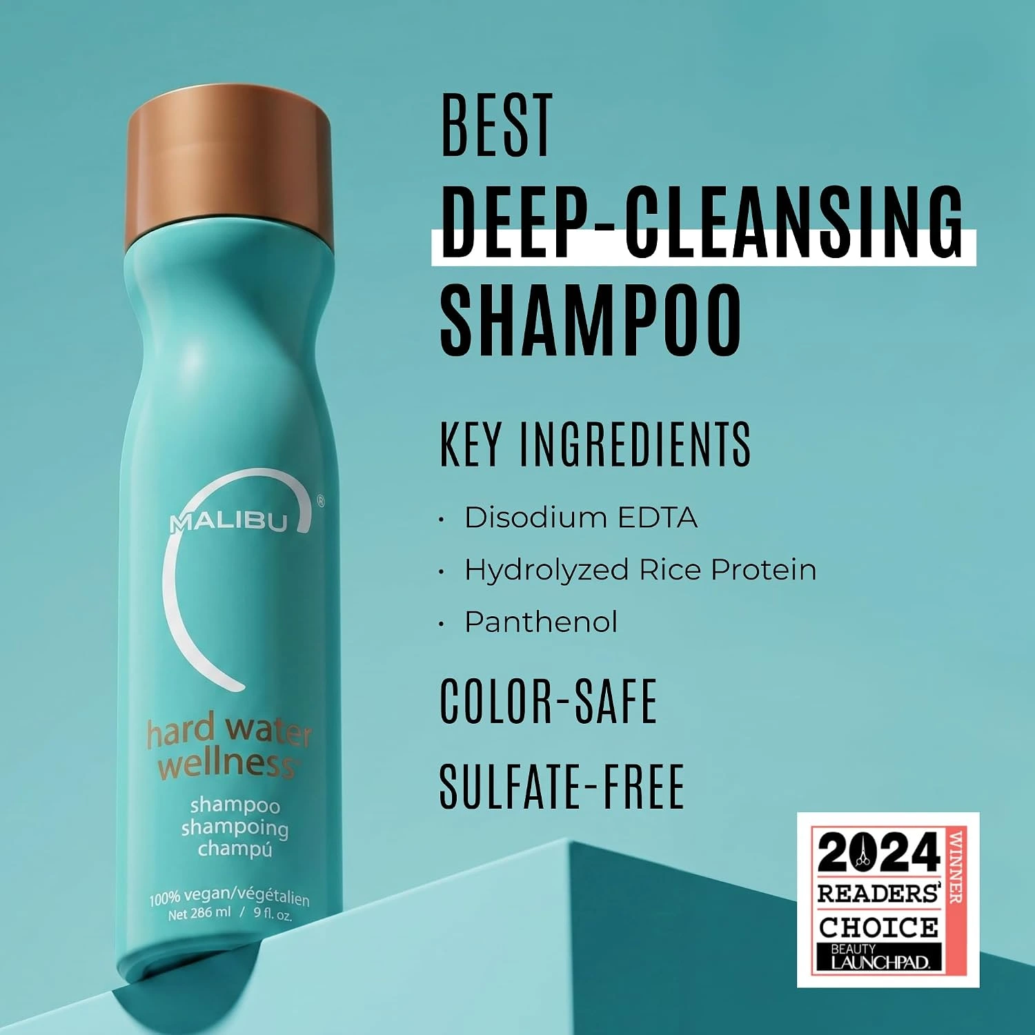 Malibu C Hard Water Wellness Shampoo 266ml - Image 2