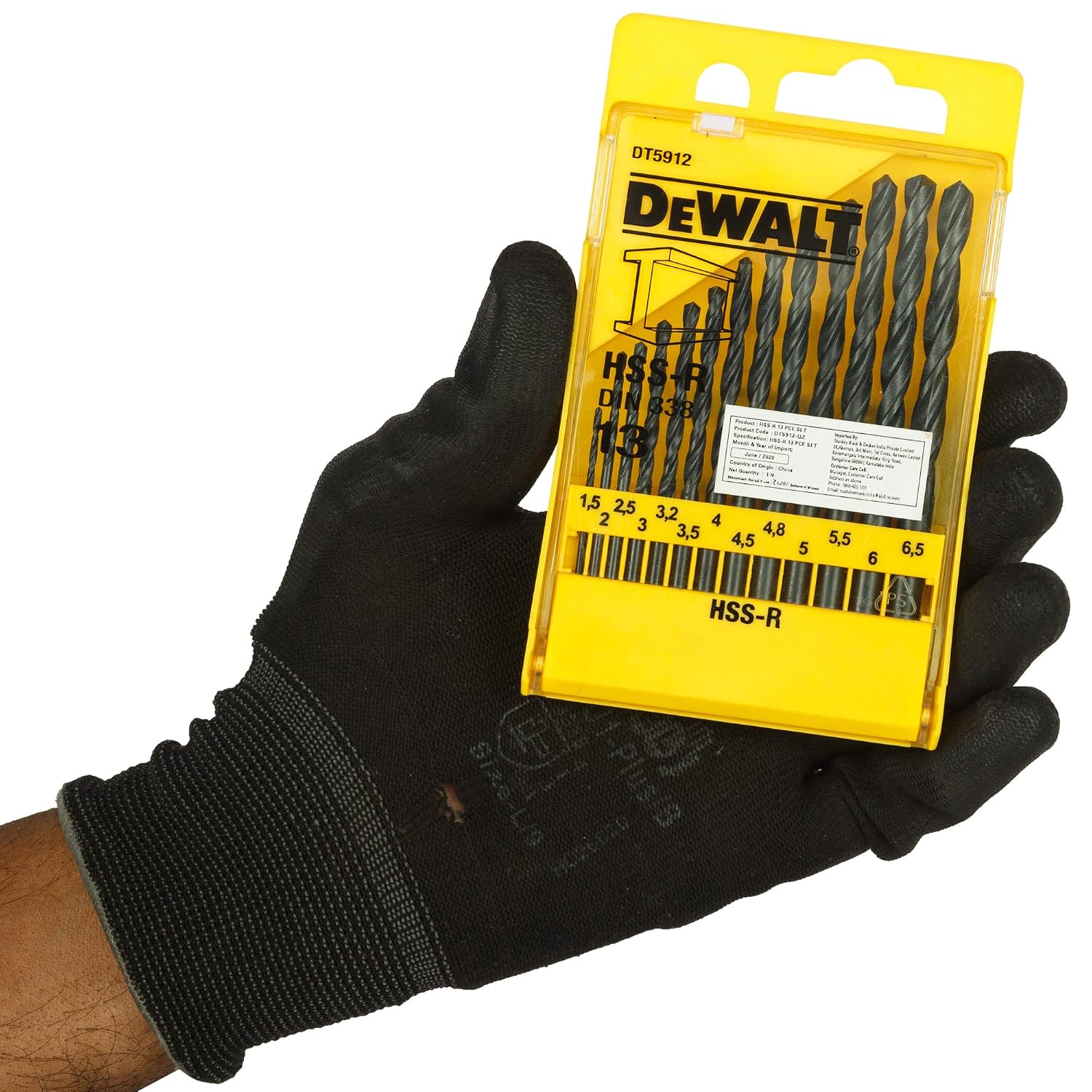 HSS-R Black Oxide Metal Drill Bit Set 13Pc, DT5912-QZ - Image 3