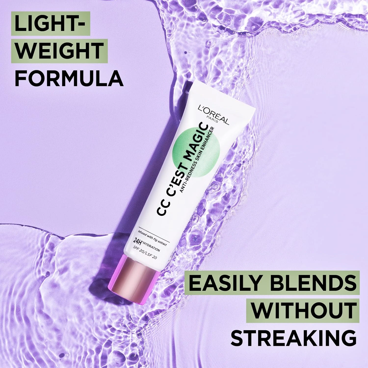 L'Oréal Paris Magic CC Cream Transforming Formula for Anti-Redness 30 ml - Image 2
